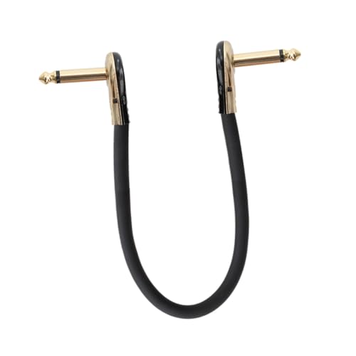 DECORNIJIA Effektgerät Verbindungskabel Kupferstecker für Gitarre Audiokabel Instrument Zubehör Langlebig Klarer von DECORNIJIA