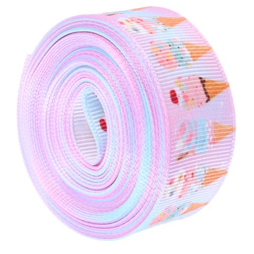 DECORNIJIA Eiscreme Dekoband Breit Bastelband für Geschenkverpackung DIY Schleifenband Vielseitig Verwendbar für Party und Festdeko DECORNIJIA Eiscreme Dekoband Breit Bastelband für Geschenkverpackung DIY Schleifenband Vielseitig Verwendbar für Party und Festdeko von DECORNIJIA