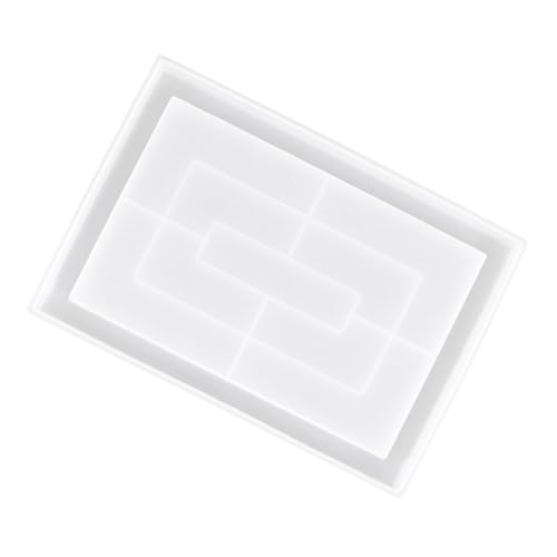DECORNIJIA Epoxidharz Gießform Tray Silikonform für DIY Blumentablett Langlebiges Silikon Kreativ Gestaltbar mit Glitter und Trockenblumen Multifunktional für Aufbewahrung und Servieren DECORNIJIA Epoxidharz Gießform Tray Silikonform für DIY Blumentablett Langlebiges Silikon Kreativ Gestaltbar mit Glitter und Trockenblumen Multifunktional für Aufbewahrung und Servieren von DECORNIJIA