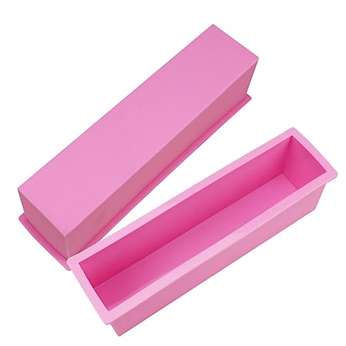 DECORNIJIA Flexible Seifenform Silikon Groß Diy Seifenherstellung Hitzebeständig Leicht zu Entformen für Kuchen Brot und Mehr Temperaturbeständig von DECORNIJIA