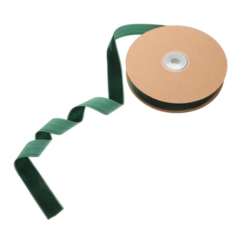 DECORNIJIA Flockband Dunkelgrün Hochwertiges Geschenkband für Dekorationen Haarschmuck und Kleidungsrand Vielseitig Einsetzbares Satinband für Anlässe DECORNIJIA Flockband Dunkelgrün Hochwertiges Geschenkband für Dekorationen Haarschmuck und Kleidungsrand Vielseitig Einsetzbares Satinband für Anlässe von DECORNIJIA