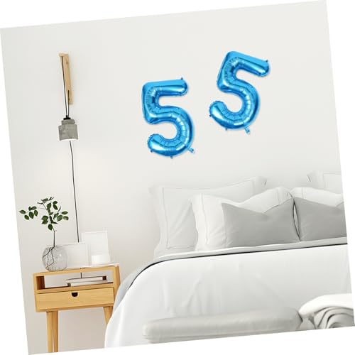 DECORNIJIA Folienzahl Ballon Blau Umweltfreundlicher Aluminium Dekoballon Reißfest Selbstabdichtend für Geburtstagsfeiern Neujahr und Partydeko Vielseitiges Design Layout Zubehör DECORNIJIA Folienzahl Ballon Blau Umweltfreundlicher Aluminium Dekoballon Reißfest Selbstabdichtend für Geburtstagsfeiern Neujahr und Partydeko Vielseitiges Design Layout Zubehör von DECORNIJIA