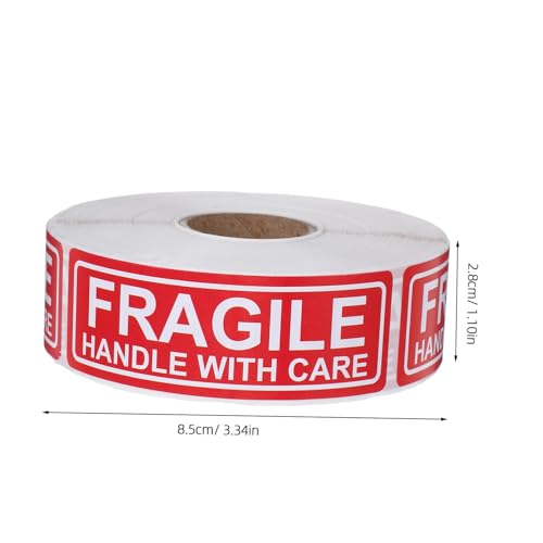 DECORNIJIA Fragile Aufkleber Selbstklebend Versandetiketten Warnhinweis Handle With Care Klebeetiketten für Zerbrechliche Pakete und Verpackungskartons DECORNIJIA Fragile Aufkleber Selbstklebend Versandetiketten Warnhinweis Handle With Care Klebeetiketten für Zerbrechliche Pakete und Verpackungskartons von DECORNIJIA