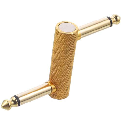 DECORNIJIA Gitarre Pedaladapter Z förmiger Klinkenverbinder Kupplung Kompatibel mit Effektpedalen Pedalboard Zubehör Robust Langlebig für Klaren Klang von DECORNIJIA