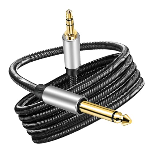 DECORNIJIA Gitarrenkabel Trs Audio Verbindungskabel Vergoldete Klinkenstecker Mono Instrumentenkabel für Gitarre Mixer und Bassgerät Langlebig und Klarer Klang DECORNIJIA Gitarrenkabel Trs Audio Verbindungskabel Vergoldete Klinkenstecker Mono Instrumentenkabel für Gitarre Mixer und Bassgerät Langlebig und Klarer Klang von DECORNIJIA