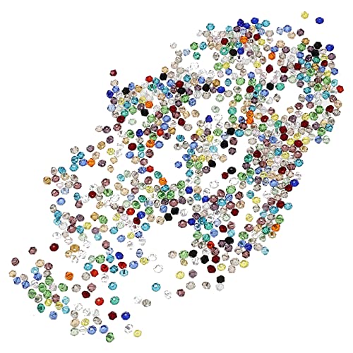 DECORNIJIA Glasperlen Mischfarben Spacer Beads für Schmuckherstellung Armbänder und Diy Charms Bastelperlen für Projekte von DECORNIJIA