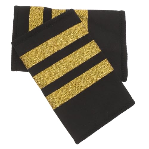 DECORNIJIA Goldene Pilot Schulterepauletten Professionelle Uniformdekoration für Piloten Offiziere und Trainees Stilvolle Fluggesellschaft Schulterklappen Vielseitiges Kostümzubehör DECORNIJIA Goldene Pilot Schulterepauletten Professionelle Uniformdekoration für Piloten Offiziere und Trainees Stilvolle Fluggesellschaft Schulterklappen Vielseitiges Kostümzubehör von DECORNIJIA