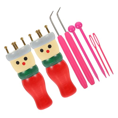 DECORNIJIA Holz Handliche DIY Strickmaschine Leichter Spulenkreisel Geeignet für Baumwolle Seide für Bastelsachen Mädchen Strickrahmen Fans DECORNIJIA Holz Handliche DIY Strickmaschine Leichter Spulenkreisel Geeignet für Baumwolle Seide für Bastelsachen Mädchen Strickrahmen Fans von DECORNIJIA