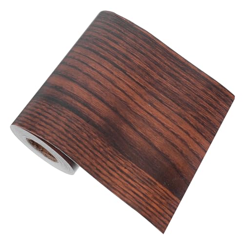 DECORNIJIA Holzmaserungs Klebeband Aufkleber DIY Möbeldekoration Holzmaserungsreparatur Badezimmerspiegel Rand Möbelband Spiegelrand Klebeband Möbelreparaturband Maserungsreparatur von DECORNIJIA