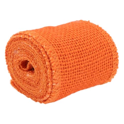 DECORNIJIA Jute Dekoband Breit Orange Natürlicher Look für Weihnachtsdeko Basteln Hochwertiges Sackleinenband Vielseitig Einsetzbar Umweltfreundlich DECORNIJIA Jute Dekoband Breit Orange Natürlicher Look für Weihnachtsdeko Basteln Hochwertiges Sackleinenband Vielseitig Einsetzbar Umweltfreundlich von DECORNIJIA