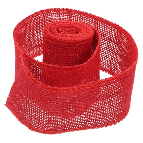 DECORNIJIA Juteband Rolle Rotes Naturliches Jute Dekoband für Weihnachten Basteln Umweltfreundlich Vielseitig Einsetzbar DECORNIJIA Juteband Rolle Rotes Naturliches Jute Dekoband für Weihnachten Basteln Umweltfreundlich Vielseitig Einsetzbar von DECORNIJIA