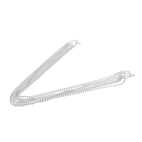 DECORNIJIA Kugelkette Durchmesser mit Verbindern Verstellbar für Schlüsselanhänger Flaschenverschluss Anhänger DIY Projekte und Mehr von DECORNIJIA