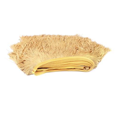 DECORNIJIA Langes Breites Spitzenfransenband in Gold Dekorative Quastenborte für Lateinamerikanische Tanzkleider Bühnenkostüme DIY Bastelzubehör Einsetzbar DECORNIJIA Langes Breites Spitzenfransenband in Gold Dekorative Quastenborte für Lateinamerikanische Tanzkleider Bühnenkostüme DIY Bastelzubehör Einsetzbar von DECORNIJIA