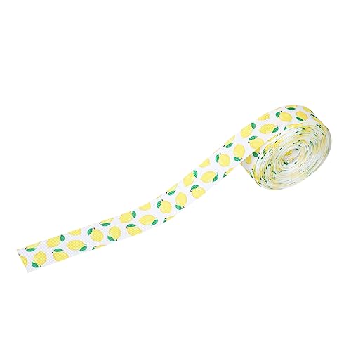 DECORNIJIA Limonenmuster Geschenkband Geripptes Schleifenband für DIY Geschenkverpackung Sommerparty Bastelmaterial Dekoratives Band DECORNIJIA Limonenmuster Geschenkband Geripptes Schleifenband für DIY Geschenkverpackung Sommerparty Bastelmaterial Dekoratives Band von DECORNIJIA