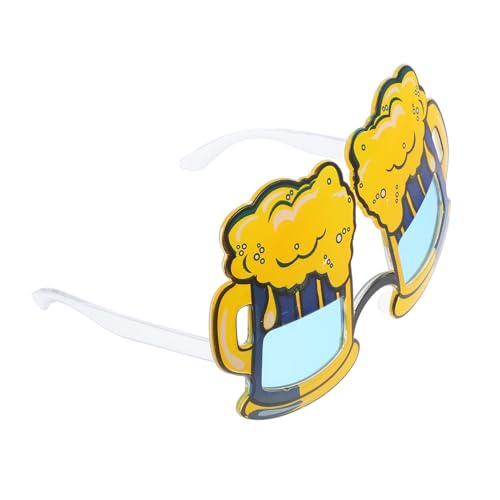 DECORNIJIA Lustige Bierkrug brille für Oktoberfest Party Kreative Mottoparty Sonnenbrille in Blau Witzige Festival Partybrillen Einzigartiges Foto Requisit für Bier Kostümfeiern von DECORNIJIA