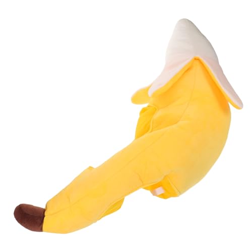 DECORNIJIA Lustiger Plüsch Bananenhut Weiches Kopfgear Lustiges Fruchtthema Party Kostümaccessoire Für Erwachsene Halloween Karneval von DECORNIJIA