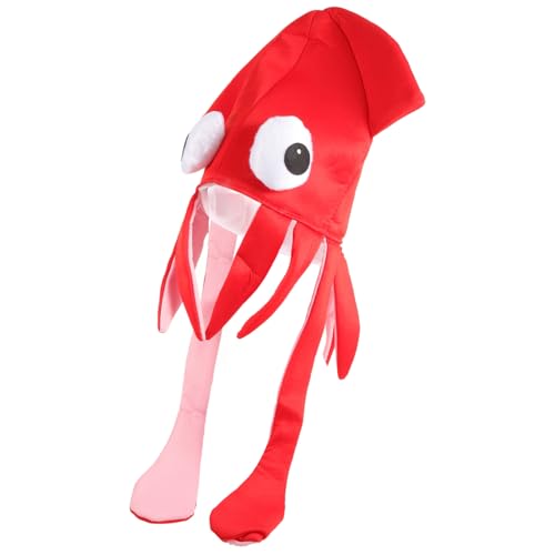 DECORNIJIA Lustiger Velours Tintenfischhut Party Kostüm Requisite Weicher Squid Hut für Karneval und Bühnenauftritte DECORNIJIA Lustiger Velours Tintenfischhut Party Kostüm Requisite Weicher Squid Hut für Karneval und Bühnenauftritte von DECORNIJIA