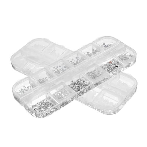 DECORNIJIA Maniküre Anhänger mit Boxen Halbkreis Perlen und Dekorationen für Nail Art für DIY Nail Designs und Professionelle Maniküre DECORNIJIA Maniküre Anhänger mit Boxen Halbkreis Perlen und Dekorationen für Nail Art für DIY Nail Designs und Professionelle Maniküre von DECORNIJIA