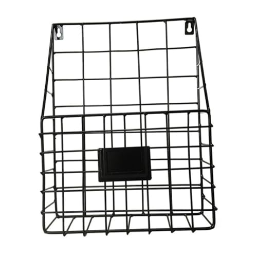 DECORNIJIA Metall Wandmontierter Zeitschriftenhalter Multifunktionaler Magazinhalter Organizer für Zeitungen Handtücher Platzsparend Robust und Langlebig für Büro Wohnzimmer von DECORNIJIA