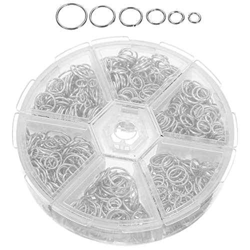 DECORNIJIA Metallsprungringe Offene Biegeringe für DIY Schmuckzubehör für Ohrringe Armbänder und Robustes Material für Handwerksprojekte DECORNIJIA Metallsprungringe Offene Biegeringe für DIY Schmuckzubehör für Ohrringe Armbänder und Robustes Material für Handwerksprojekte von DECORNIJIA