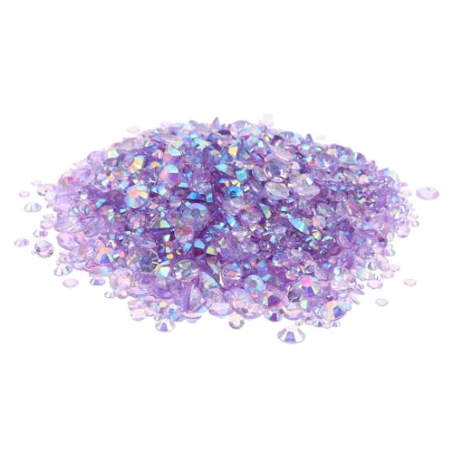 DECORNIJIA Nail Jelly Charms Flache Resin Strasssteine für DIY Nageldesign Basteln Scrapbooking Handyhüllen Makeup Bunte Jelly Steine in Mischgrößen aus Robustem Harz von DECORNIJIA