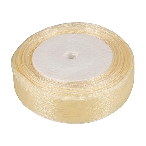 DECORNIJIA Organza Band Cremé Hochwertiges Diy Geschenkband für Hochzeiten Feste und Dekorationen Kuchen Scrapbooking und Haarschleifen DECORNIJIA Organza Band Cremé Hochwertiges Diy Geschenkband für Hochzeiten Feste und Dekorationen Kuchen Scrapbooking und Haarschleifen von DECORNIJIA