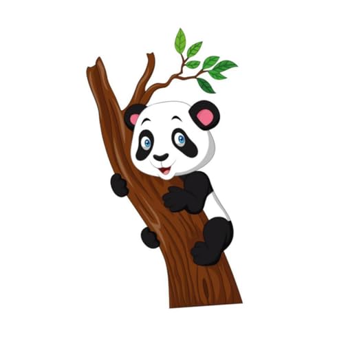 DECORNIJIA PVC Tier Panda Wandsticker Kinderzimmer Wandtattoo Selbstklebend Wohnzimmer Schlafzimmer Dekoration Umweltfreundlich Leicht Anzubringen Ohne Rückstände DECORNIJIA PVC Tier Panda Wandsticker Kinderzimmer Wandtattoo Selbstklebend Wohnzimmer Schlafzimmer Dekoration Umweltfreundlich Leicht Anzubringen Ohne Rückstände von DECORNIJIA