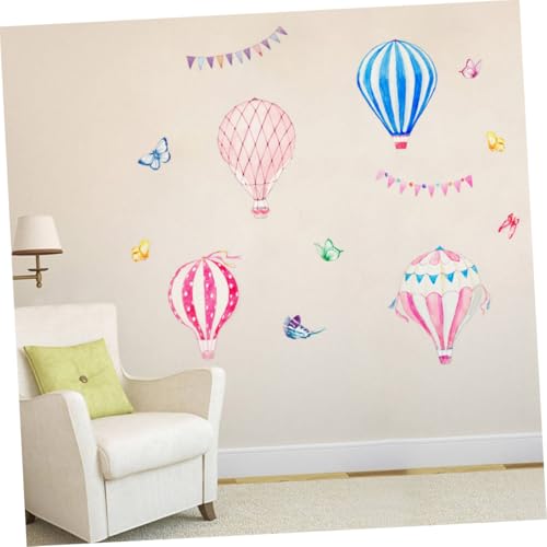 DECORNIJIA PVC Wandsticker Heißluftballon Abnehmbar Kinderzimmer Tapete Kreative Wanddekoration für Glatte Oberflächen Junge Mädchen Spielzimmer Aufkleber DECORNIJIA PVC Wandsticker Heißluftballon Abnehmbar Kinderzimmer Tapete Kreative Wanddekoration für Glatte Oberflächen Junge Mädchen Spielzimmer Aufkleber von DECORNIJIA