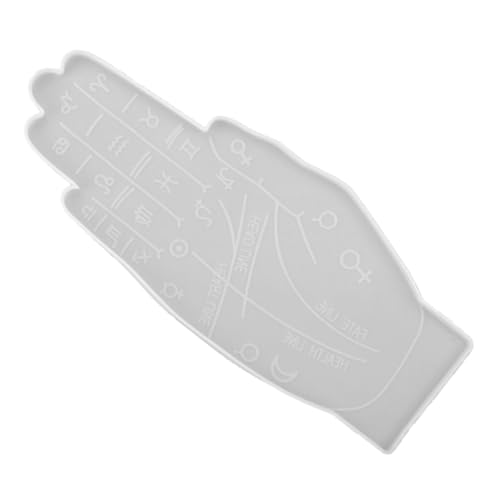 DECORNIJIA Palmistry Silikonform Tablett DIY Coaster Mold Gießform für Tassenuntersetzer und Deko Geeignet für Zuhause Büro und Bastelprojekte DECORNIJIA Palmistry Silikonform Tablett DIY Coaster Mold Gießform für Tassenuntersetzer und Deko Geeignet für Zuhause Büro und Bastelprojekte von DECORNIJIA