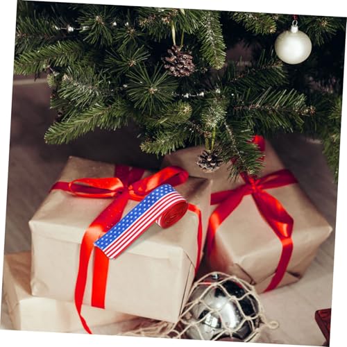 DECORNIJIA Patriotisches Bastelband Breit Dekoratives Geschenkband für Verpackung DIY Schleifen und Festtagsdeko zu Unabhängigkeitstag und Nationalfeier DECORNIJIA Patriotisches Bastelband Breit Dekoratives Geschenkband für Verpackung DIY Schleifen und Festtagsdeko zu Unabhängigkeitstag und Nationalfeier von DECORNIJIA