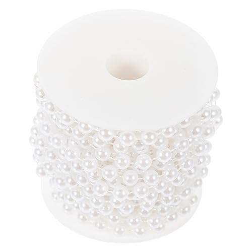 DECORNIJIA Perlenvorhang Perlenschnur Weiße Perlen Rolle Dekorative Tür und Fensterdekoration Vielseitige DIY Perlenkette für Hochzeit Handwerk und Heimtextilien DECORNIJIA Perlenvorhang Perlenschnur Weiße Perlen Rolle Dekorative Tür und Fensterdekoration Vielseitige DIY Perlenkette für Hochzeit Handwerk und Heimtextilien von DECORNIJIA