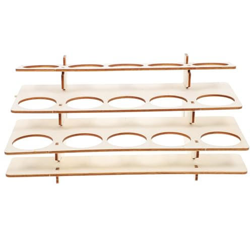 DECORNIJIA Pigmentflaschenhalter Holz Regal für Künstlerbedarf zur Aufbewahrung von Acrylfarben und Malutensilien Platzsparend für Zuhause und Büro DECORNIJIA Pigmentflaschenhalter Holz Regal für Künstlerbedarf zur Aufbewahrung von Acrylfarben und Malutensilien Platzsparend für Zuhause und Büro von DECORNIJIA