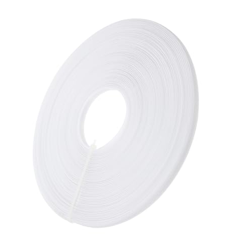 DECORNIJIA Polyester Klebeband Dress Boning Weiß Zuschneidbar Professionelles Stützband für DIY Kleidungszubehör Korsett Brautkleid Abendkleid Formstreifen von DECORNIJIA