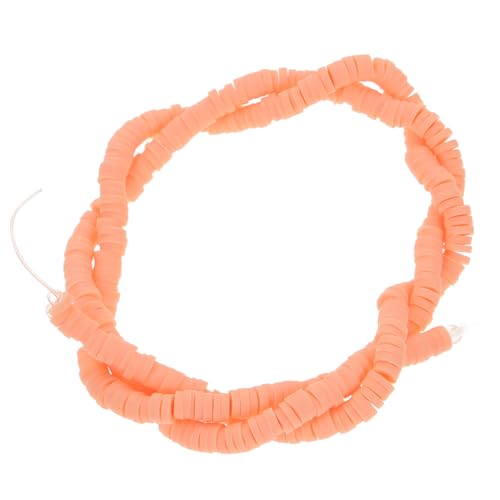 DECORNIJIA Polymer Clay Perlen Farbige Flache Spacer Beads für DIY Schmuckherstellung Armbänder Halsketten Ohrringe Bastelperlen Vielseitig Unzerbrechlich Leicht zu Lagern von DECORNIJIA