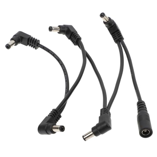 DECORNIJIA Professionelles Gitarren effektgerät stromkabel Leichtes Kompaktes Instrumenten effektorkabel Fach Anschluss Niedrigtemperaturbeständig Platzsparend für Gitarrentasche Geeignet von DECORNIJIA