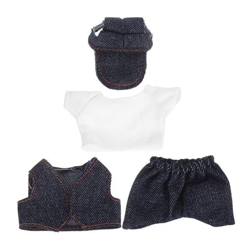 DECORNIJIA Puppenkleidung Plüschspielzeug Outfit mit T Shirt Hose Weste und Mütze Weiche Stoffe Einfaches Anziehen für Puppen und Kuscheltiere Vielseitig für Spiel und Dekoration DECORNIJIA Puppenkleidung Plüschspielzeug Outfit mit T Shirt Hose Weste und Mütze Weiche Stoffe Einfaches Anziehen für Puppen und Kuscheltiere Vielseitig für Spiel und Dekoration von DECORNIJIA