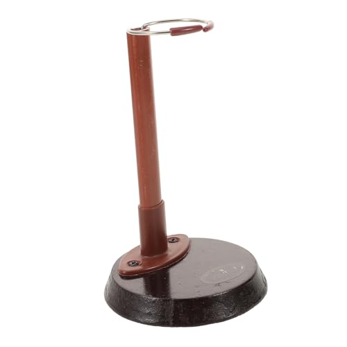 DECORNIJIA Puppenständer Babypuppe Mädchen Puppenträger Babyspielzeug Film Aufdecken Puppenkleidung Actionfigurenständer Stand Puppen Für Anzeige Puppenfigurenständer Plastik Brown von DECORNIJIA
