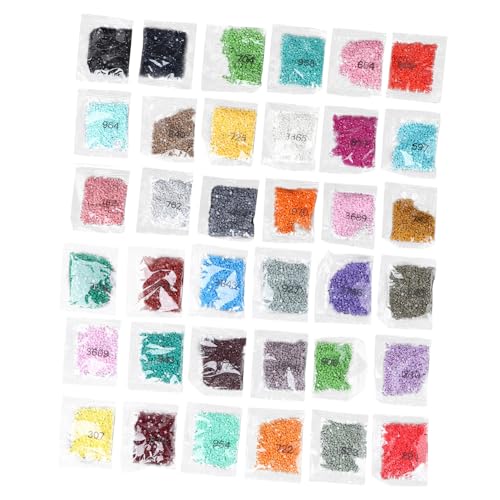 DECORNIJIA Quadratische Diamantsteine Farben DIY Bastelmaterial für Bohrmalerei Hochwertige Farbintensive Harz Rhinestones für Handarbeit und Schmuckgestaltung von DECORNIJIA