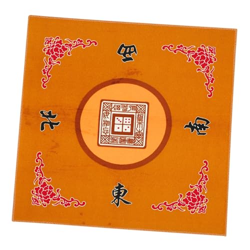 DECORNIJIA Quadratische rutschfeste Mahjong Spiel Tischdecke aus Komfortablem Material Geräuschreduzierend Verschleißfest und Dekorativ für Wohnzimmer Büro Hotel und Spieltischgebrauch von DECORNIJIA