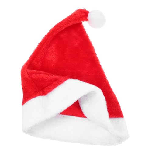 DECORNIJIA Rote Santa Mütze aus Weichem Plüsch Komfortabel und Langlebig für Erwachsene Festliche Weihnachtsdeko und Karnevalskostüm für Xmas Feiern und Kostümpartys DECORNIJIA Rote Santa Mütze aus Weichem Plüsch Komfortabel und Langlebig für Erwachsene Festliche Weihnachtsdeko und Karnevalskostüm für Xmas Feiern und Kostümpartys von DECORNIJIA