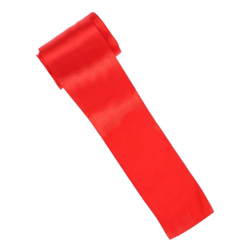 DECORNIJIA Rotes Satin-finish Laufband aus Polyester Wetterfester Robuster Zielband für Leichtathletik-wettkämpfe Marathon Sprint Leichtes Tragbares Zielfinish-band für von DECORNIJIA