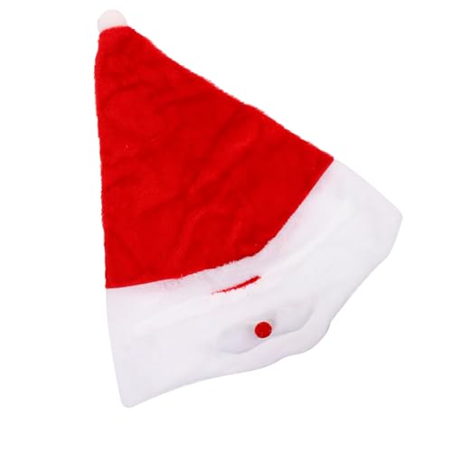 DECORNIJIA Santa Motorradhelmüberzug Weihnachtsmann Helm Schutzabdeckung Festlich Waschbar Wiederverwendbar Für Winterfahren Cosplay Nikolausmütze von DECORNIJIA