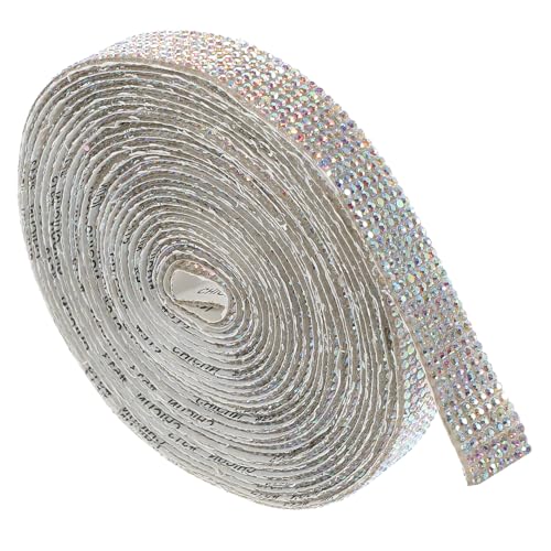 DECORNIJIA Selbstklebendes Strassband Reihig Breit DIY Dekoband für Kleidung Schuhe Taschen Handy Schmuck Verzierung Glitzerndes Zierband für Bastelarbeiten und Kostüme DECORNIJIA Selbstklebendes Strassband Reihig Breit DIY Dekoband für Kleidung Schuhe Taschen Handy Schmuck Verzierung Glitzerndes Zierband für Bastelarbeiten und Kostüme von DECORNIJIA
