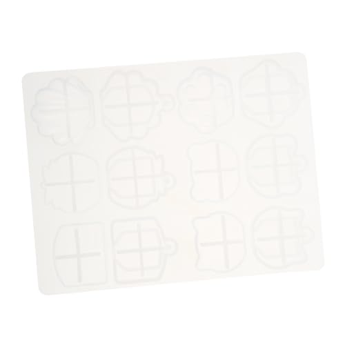DECORNIJIA Silikonform Schlüsselanhänger Gießform für DIY Kristall Schlüsselkopf Anhänger Kreative Resin Bastel Form Wiederverwendbar für Schlüsselaccessoires von DECORNIJIA
