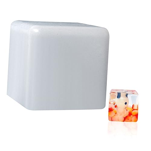 DECORNIJIA Silikonform für DIY Epoxidharz Gießform Quadratische Schmuckform für Desktop Dekoration Flexible und Wiederverwendbare Silikonform für Ornamente von DECORNIJIA