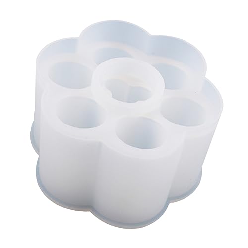DECORNIJIA Silikonform für DIY Epoxidharz Runde Aufbewahrungsbox mit Fächern Flexible Silikonform für Bastelprojekte Handgemachte und Schmuckherstellung Einfach von DECORNIJIA