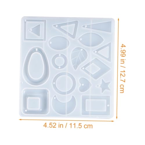 DECORNIJIA Silikonform für Ohrringanhänger DIY Gießform für Schmuckherstellung Leicht Tragbar Geeignet für Epoxidharz Glitzer Trockenblumen Weiß DECORNIJIA Silikonform für Ohrringanhänger DIY Gießform für Schmuckherstellung Leicht Tragbar Geeignet für Epoxidharz Glitzer Trockenblumen Weiß von DECORNIJIA