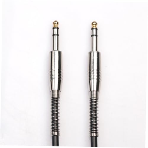 DECORNIJIA Stereo Audio Kabel Schwarz Vergoldete Trs Stecker Professionelles Gitarrenkabel mit Hoher Signalqualität und Starker Antistörfunktion für Gitarre und Audioanlage DECORNIJIA Stereo Audio Kabel Schwarz Vergoldete Trs Stecker Professionelles Gitarrenkabel mit Hoher Signalqualität und Starker Antistörfunktion für Gitarre und Audioanlage von DECORNIJIA