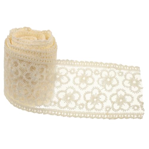 DECORNIJIA Stickerei Spitzenborte DIY Spitzenband für Kleidung Dekorative Spitzenbordüre mit Blumenmuster zum Nähen für Kleider Vorhänge Tischdecken und Handwerksprojekte DECORNIJIA Stickerei Spitzenborte DIY Spitzenband für Kleidung Dekorative Spitzenbordüre mit Blumenmuster zum Nähen für Kleider Vorhänge Tischdecken und Handwerksprojekte von DECORNIJIA
