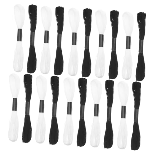 DECORNIJIA Stickgarn Langlebiges Fadebeständiges Stickfaden für Kreuzstich Haarwickeln und Freundschaftsarmband Basteln Glatte Textur Kompakte Aufbewahrung DECORNIJIA Stickgarn Langlebiges Fadebeständiges Stickfaden für Kreuzstich Haarwickeln und Freundschaftsarmband Basteln Glatte Textur Kompakte Aufbewahrung von DECORNIJIA